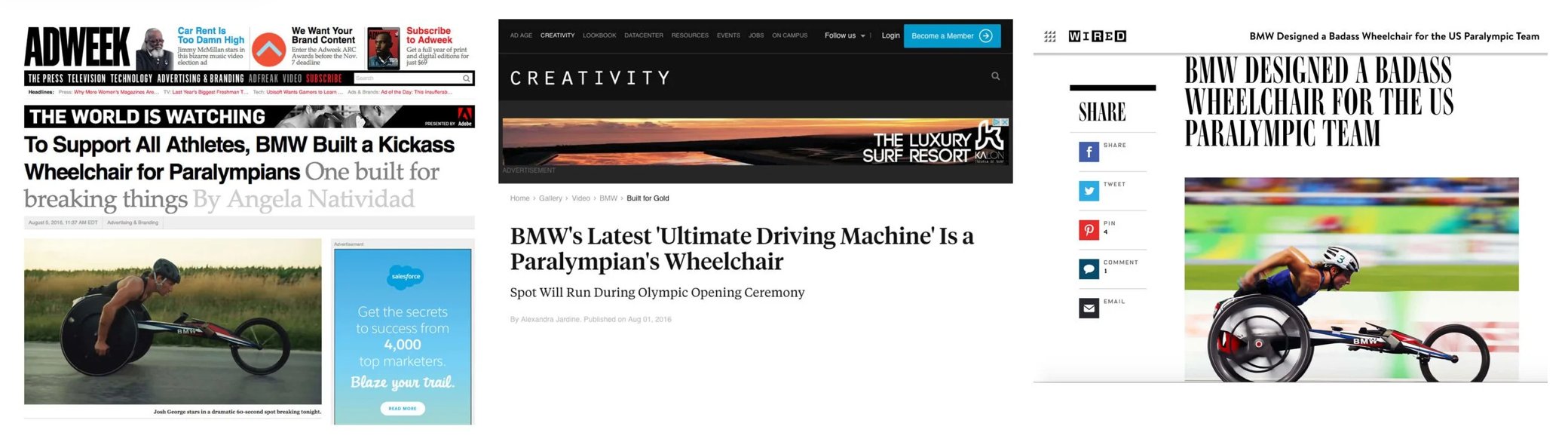 BMW press coverage